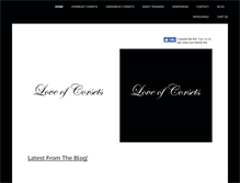 Tablet Screenshot of loveofcorsets.com